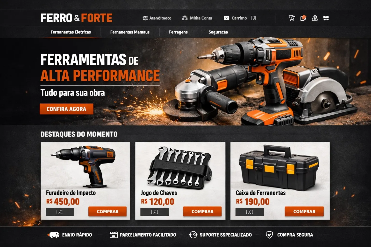 Exemplo de landing page Hotmart
